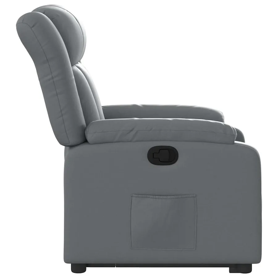 Fauteuil inclinable Gris Similicuir - 10
