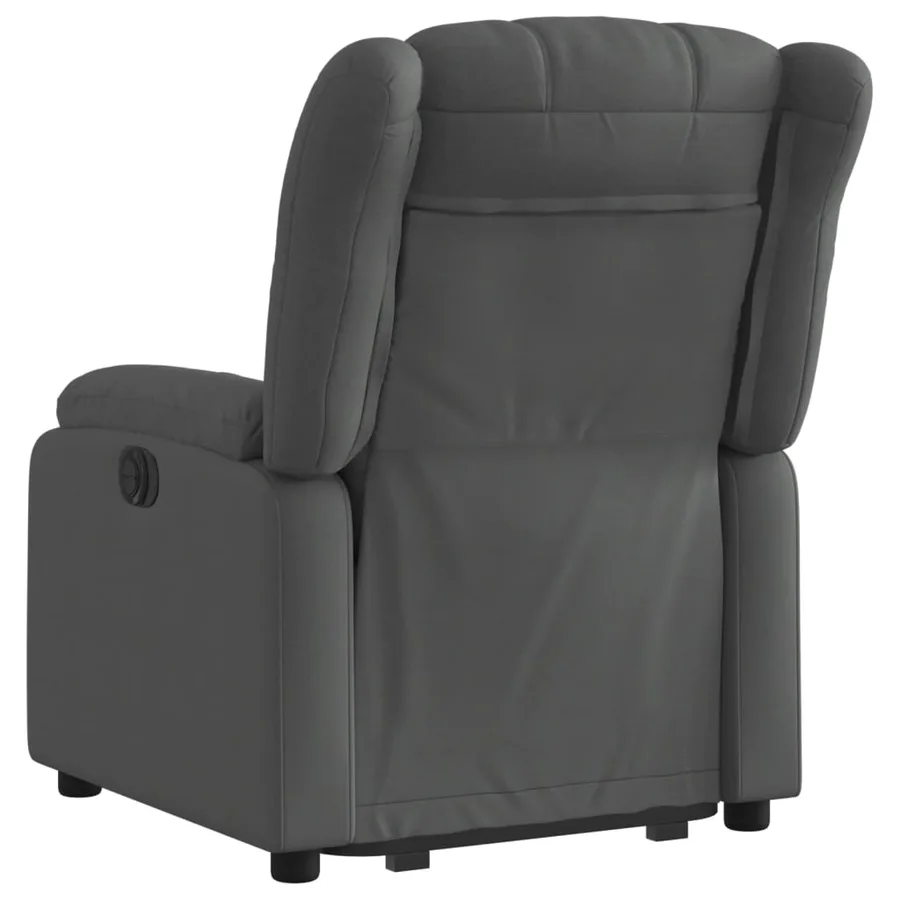 Fauteuil inclinable Gris foncé Tissu - 5