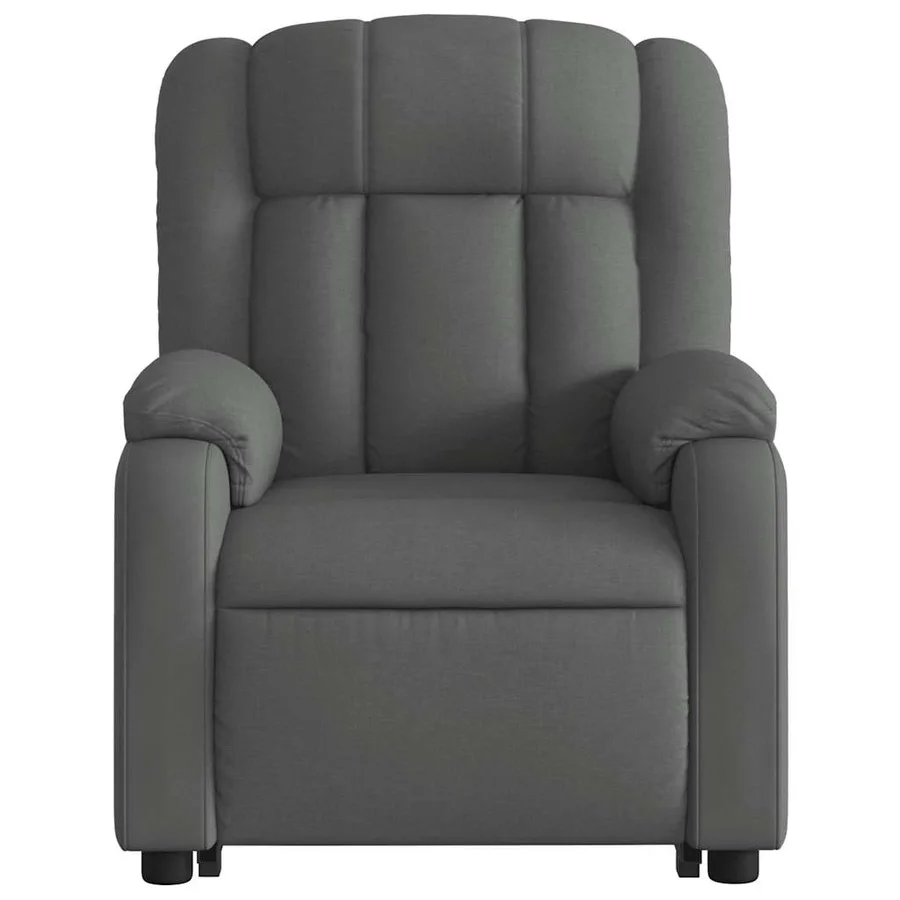 Fauteuil inclinable électrique gris foncé tissu - 9