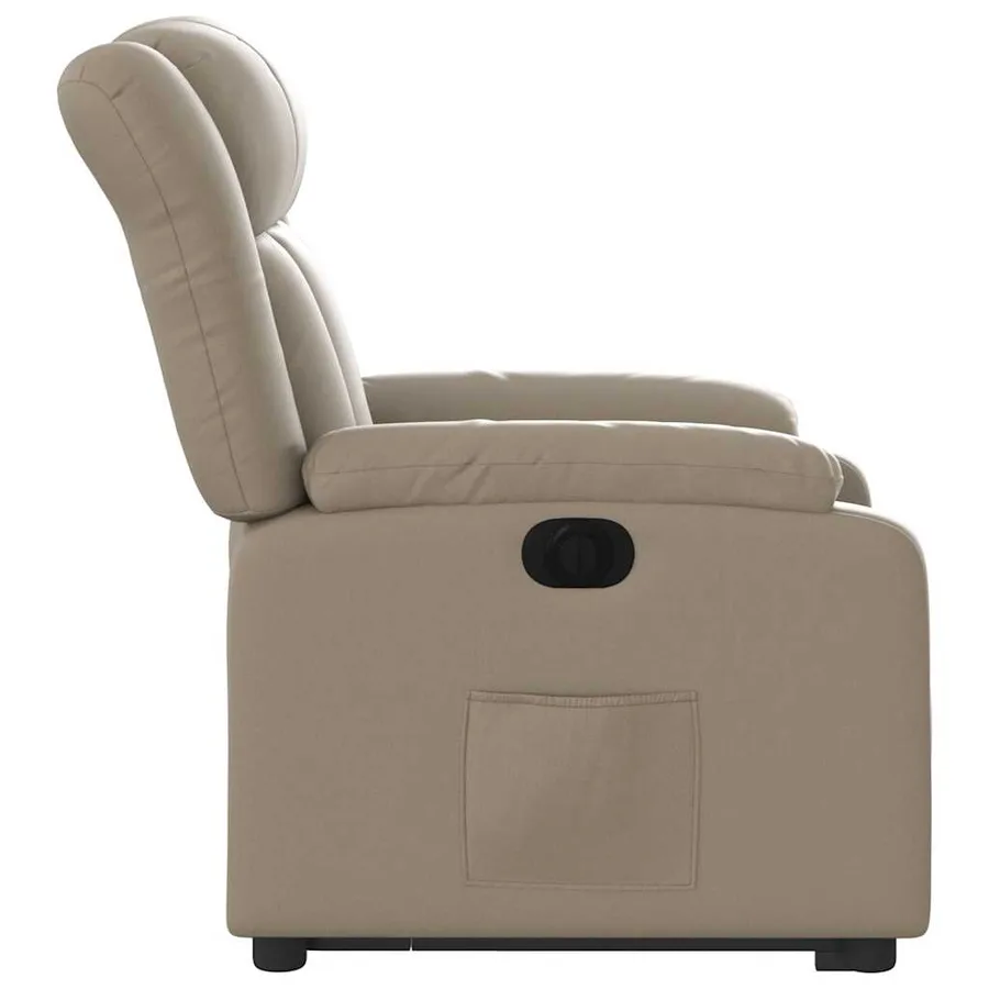 Fauteuil inclinable électrique cappuccino similicuir - 10
