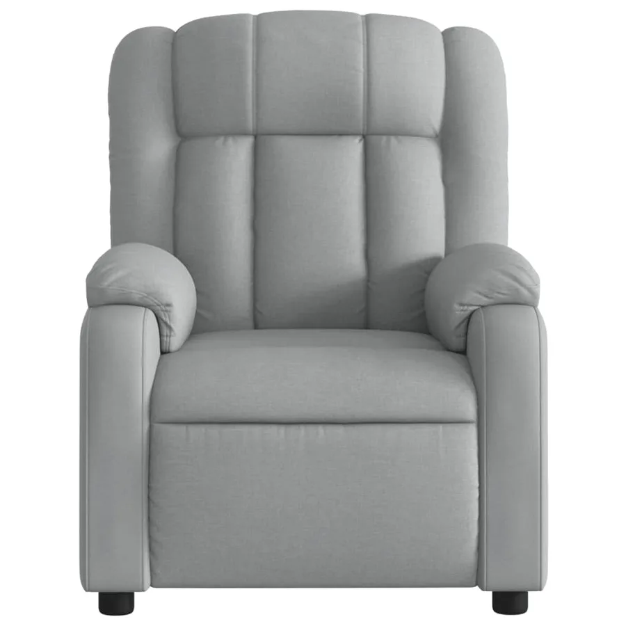 Fauteuil inclinable électrique Gris clair Tissu - 9