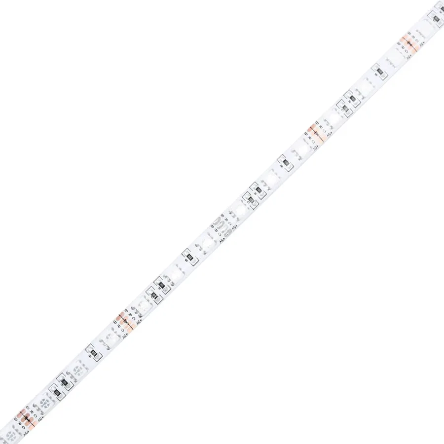 Cadre de lit avec LED sans matelas blanc 150x200 cm - 12