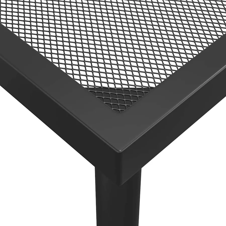 Ensemble à manger de jardin 5 pcs anthracite acier - 8