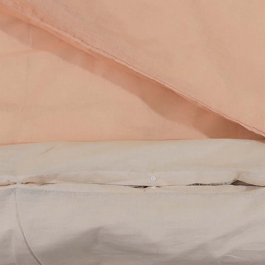 Ensemble de housse de couette rose 200x200 cm Coton - 4