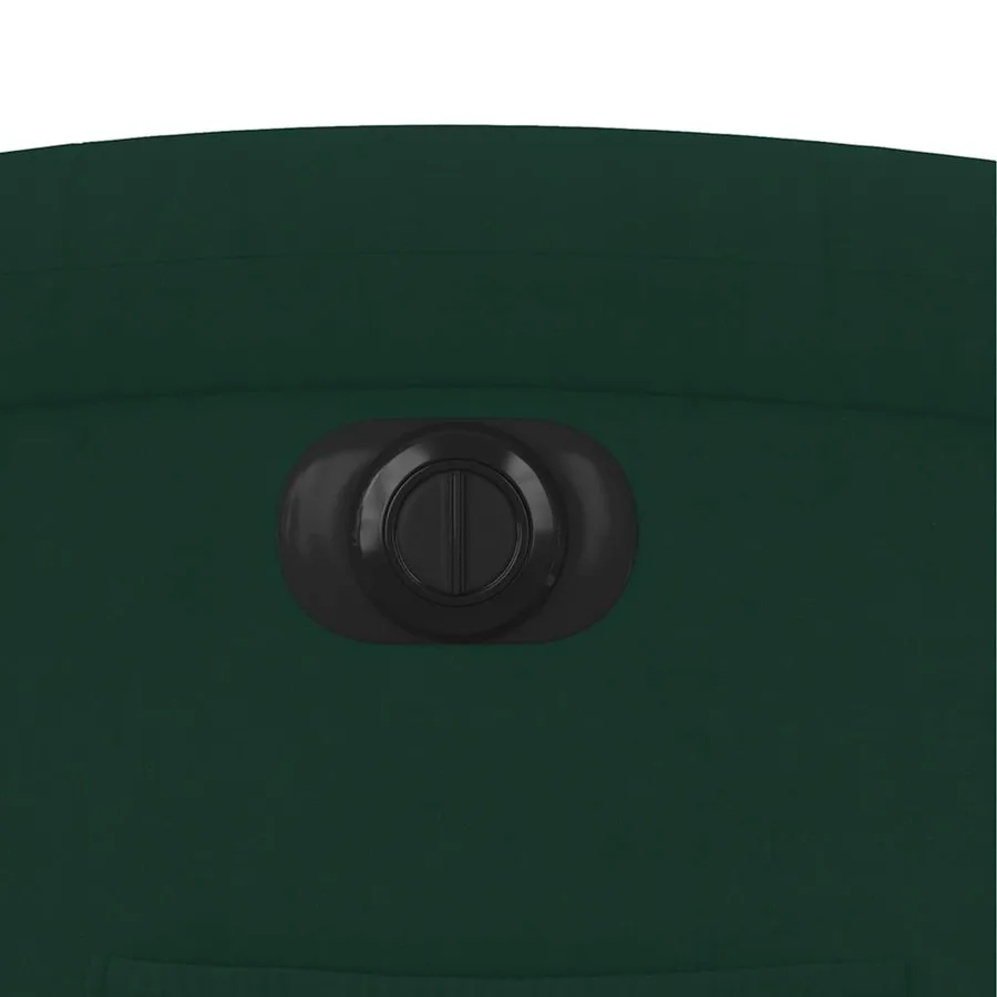 Fauteuil inclinable électrique vert foncé velours - 12