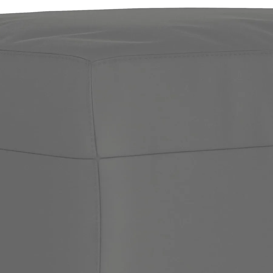 Ensemble de canapés 3 pcs coussins Gris foncé Tissu microfibre - 8