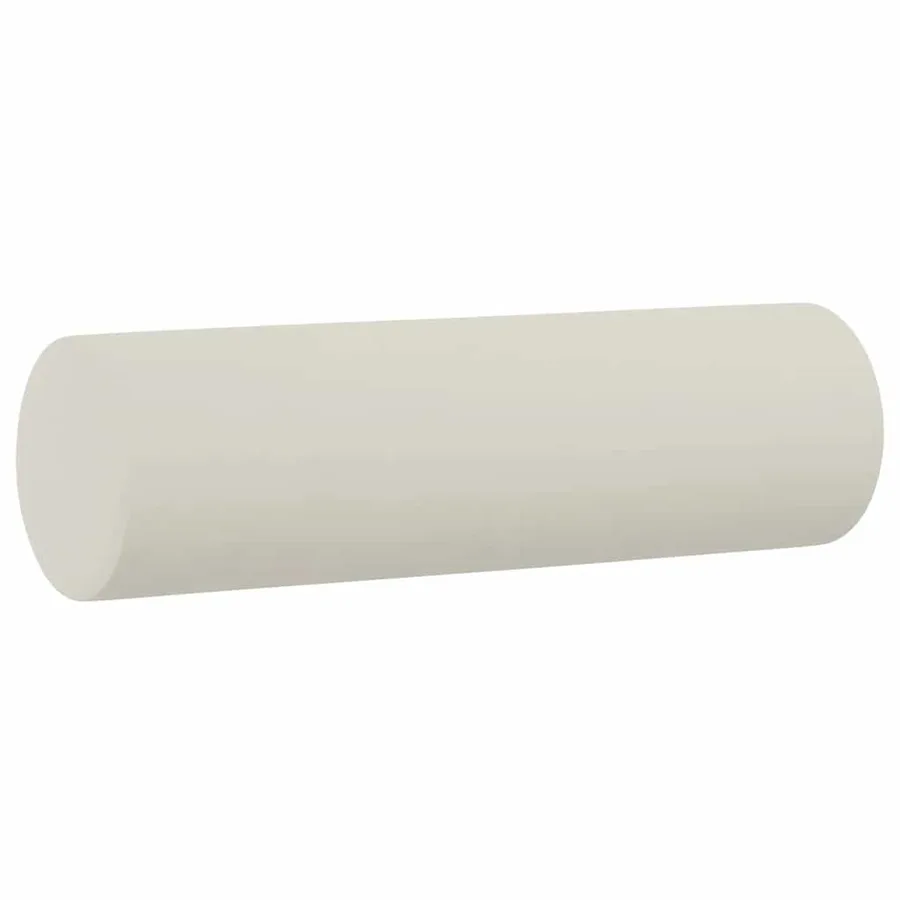 Canapé 3 places avec oreillers décoratifs crème 180 cm velours - 6