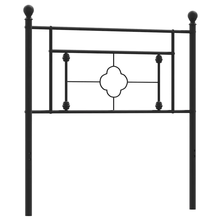 Tête de lit de remplacement métal noir 100 cm - 2