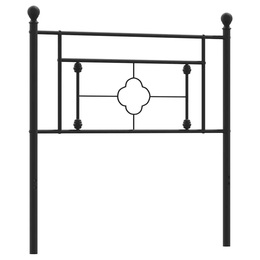 Tête de lit de remplacement métal noir 100 cm - 6