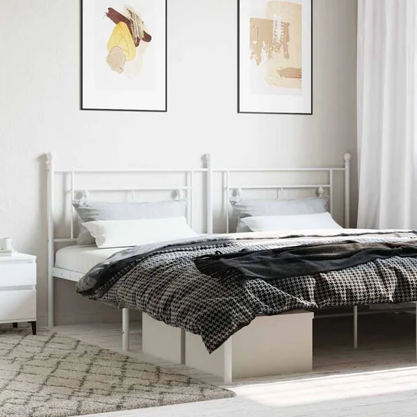 Tête de lit de remplacement métal blanc 193 cm