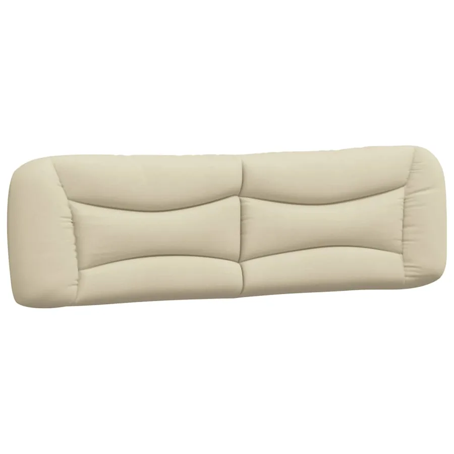 Coussin de tête de lit Hvar crème 180 cm tissu - 2
