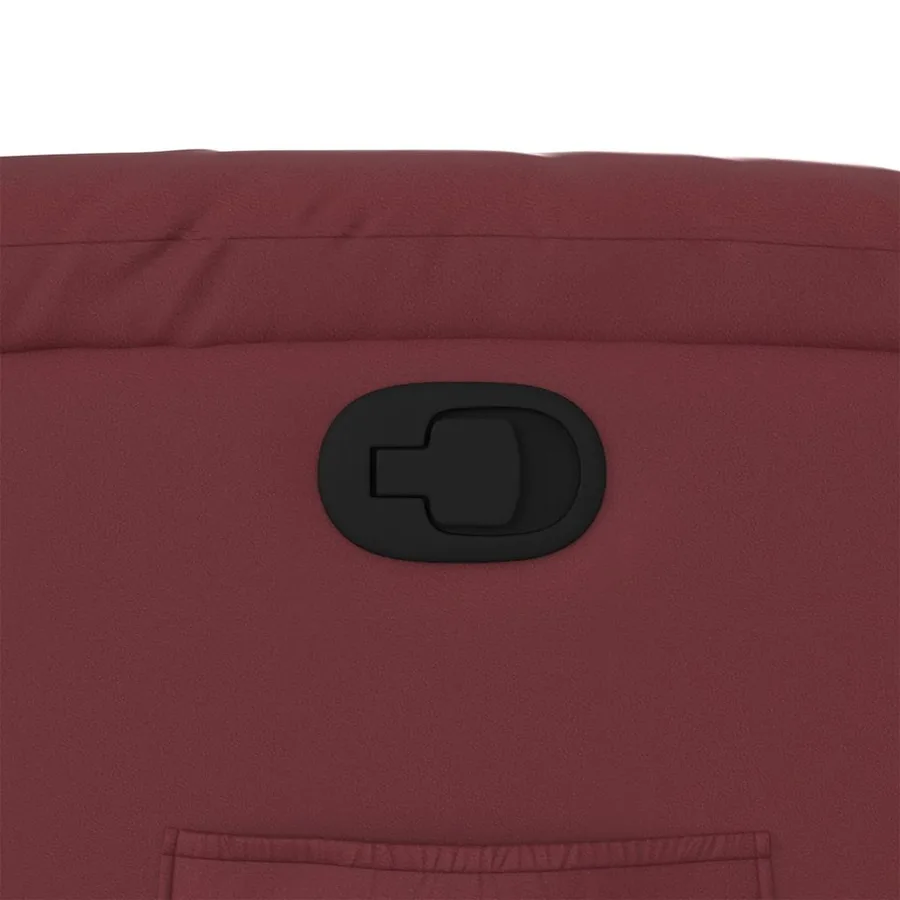 Fauteuil inclinable Rouge bordeaux Similicuir - 9