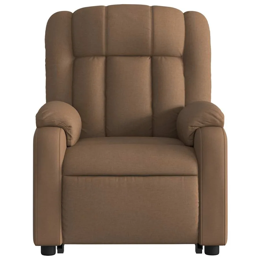 Fauteuil inclinable Marron Tissu - 9