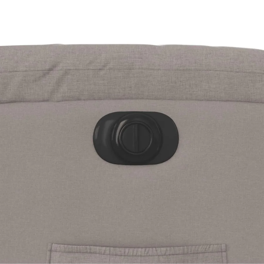 Fauteuil inclinable électrique taupe tissu - 12