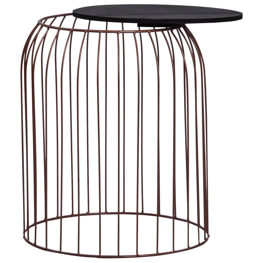 Table basse 3 pcs Cuivre - 5