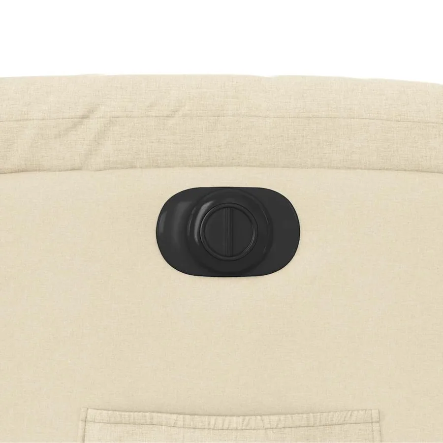 Fauteuil inclinable électrique Crème Tissu - 12