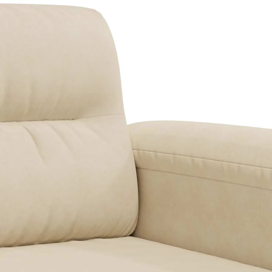 Chaise de canapé crème 60 cm tissu microfibre - 7