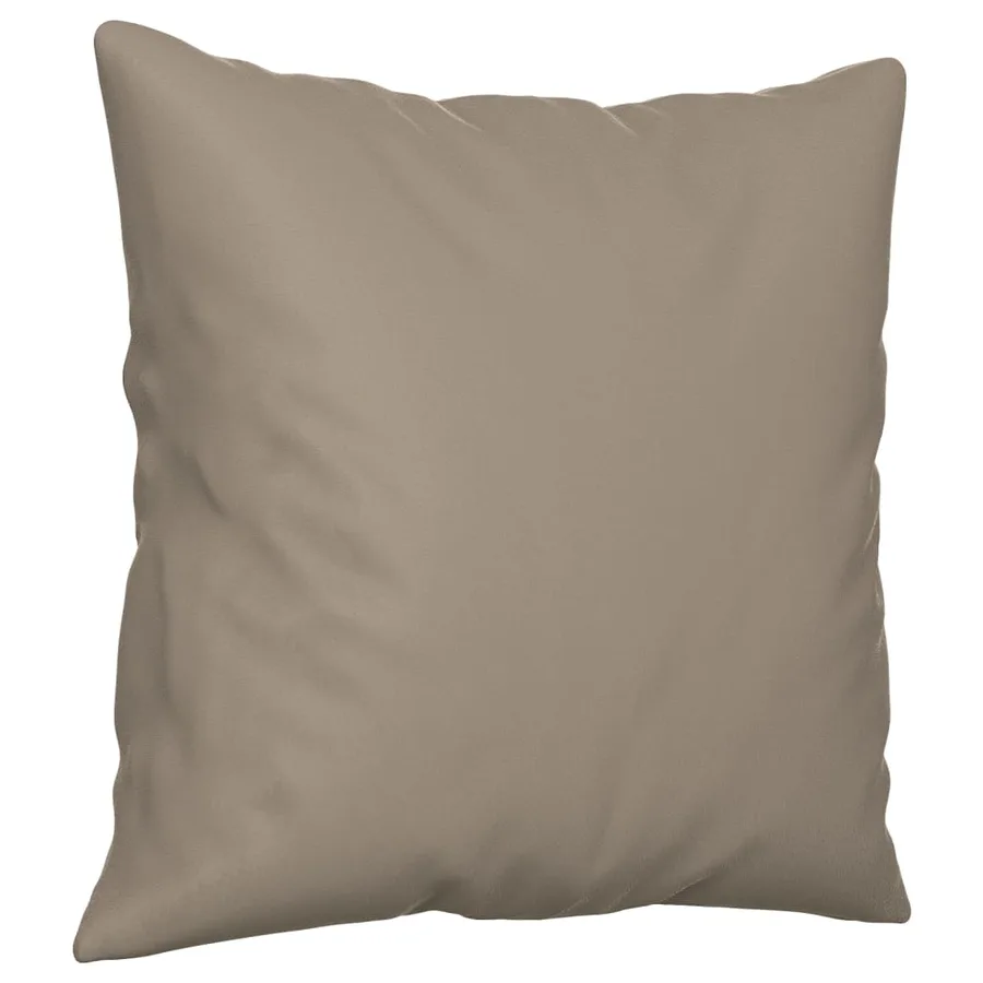 Ensemble de canapés 3 pcs avec coussins Taupe Tissu microfibre - 6