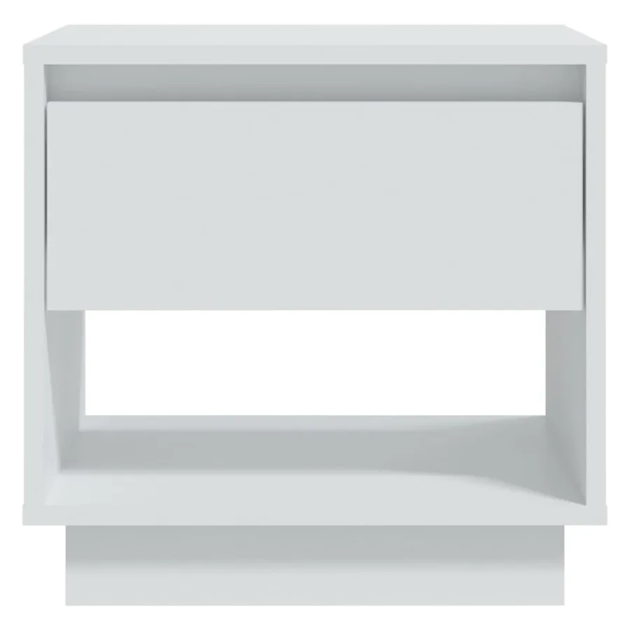 Tables de chevet 2 pcs Blanc 45x34x44 cm bois d'ingénierie - 7