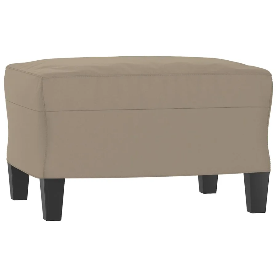 Ensemble de canapés 4 pcs avec coussins taupe tissu microfibre - 6