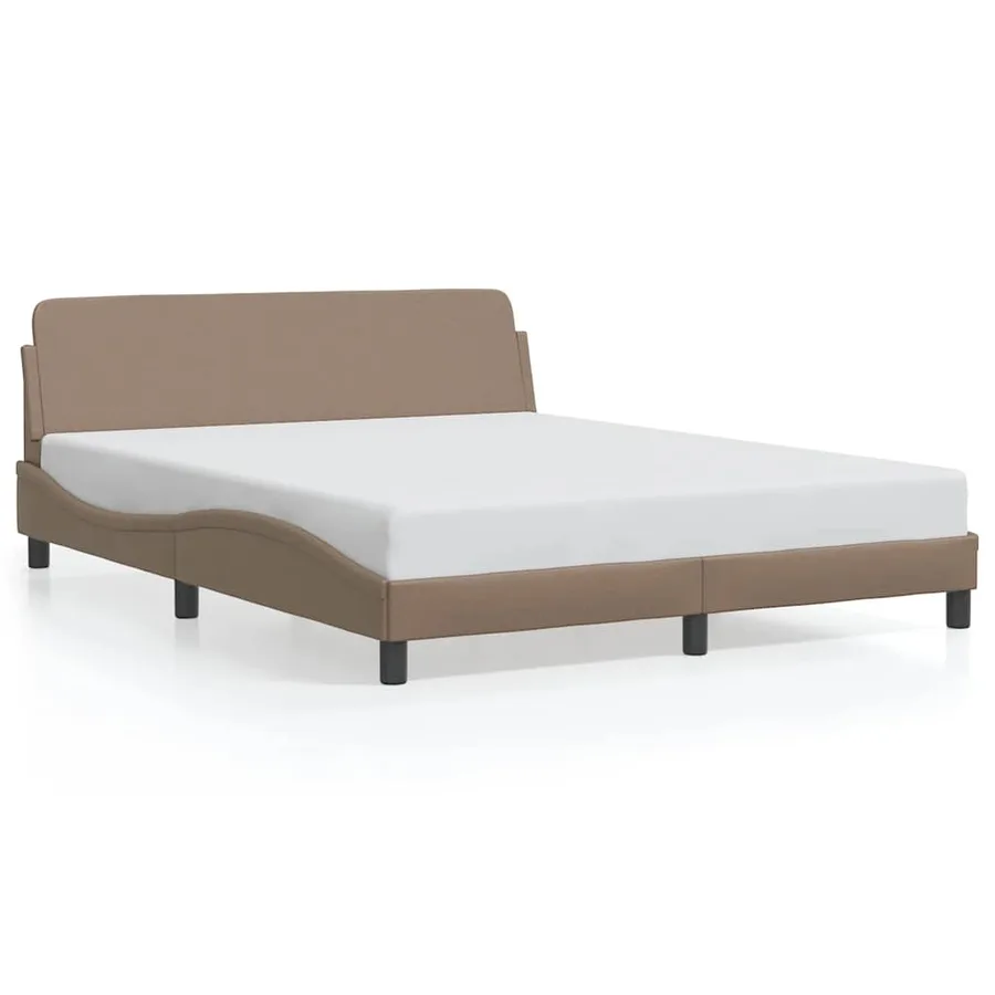 Cadre de lit Dover cappuccino 160x200 cm similicuir - 2