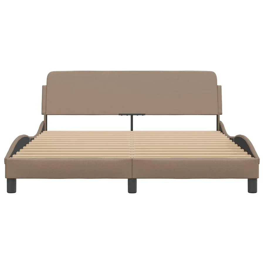 Cadre de lit Dover cappuccino 160x200 cm similicuir - 4