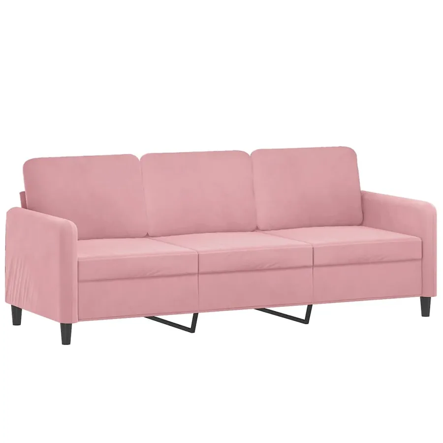 Ensemble de canapés 2 pcs rose velours - 4