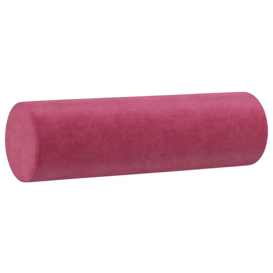 Ensemble de canapés 3 pcs avec coussins rouge bordeaux velours - 6