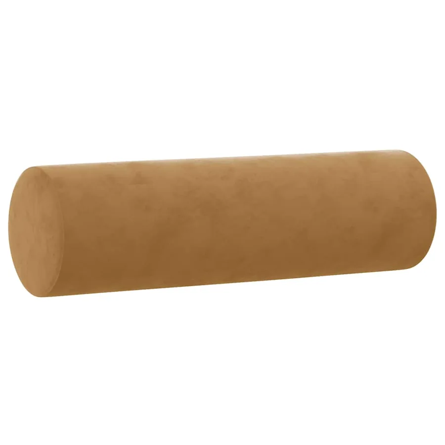 Ensemble de canapés 2 pcs avec coussins marron velours - 5