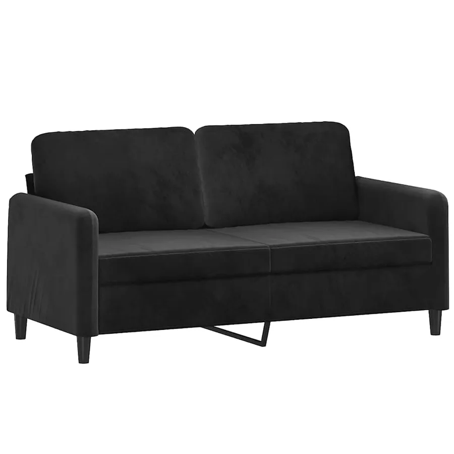 Ensemble de canapés 2 pcs noir velours - 4