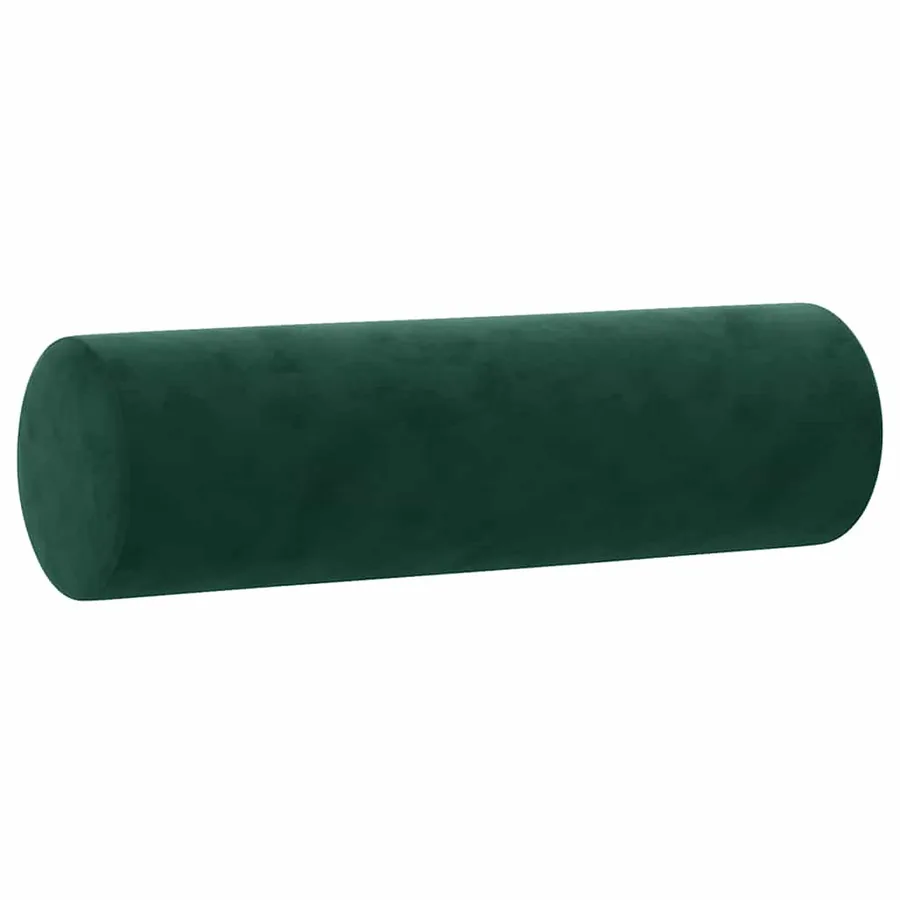 Ensemble de canapés 2 pcs avec coussins vert foncé velours - 5