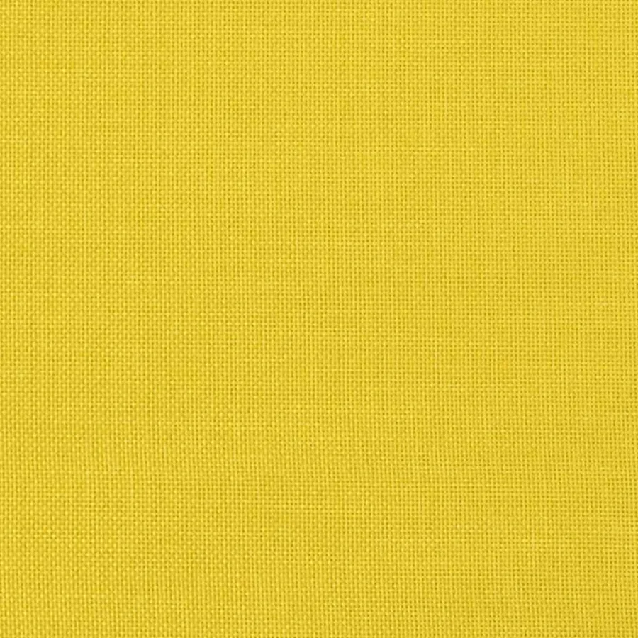 Ensemble de canapés 2 pcs avec coussins jaune clair tissu - 7