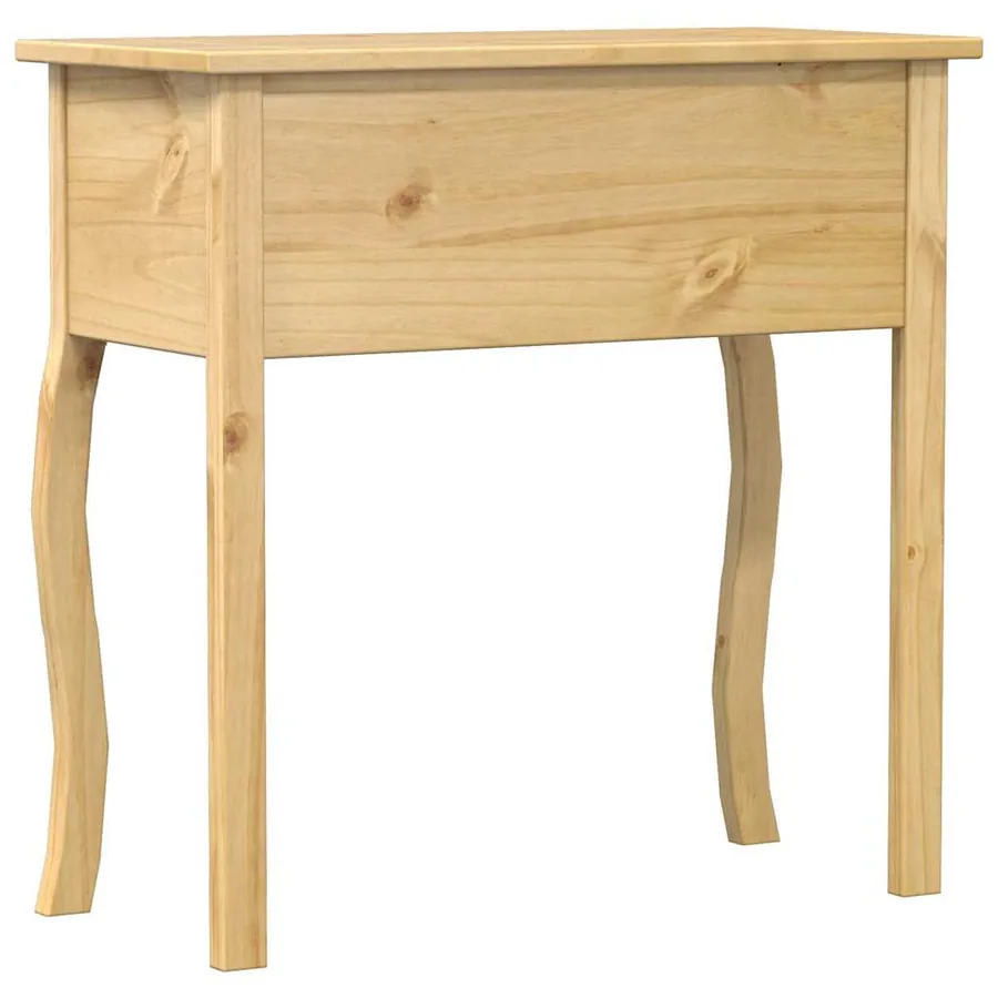 Table console Corona 73x35x73 cm bois de pin massif - 6