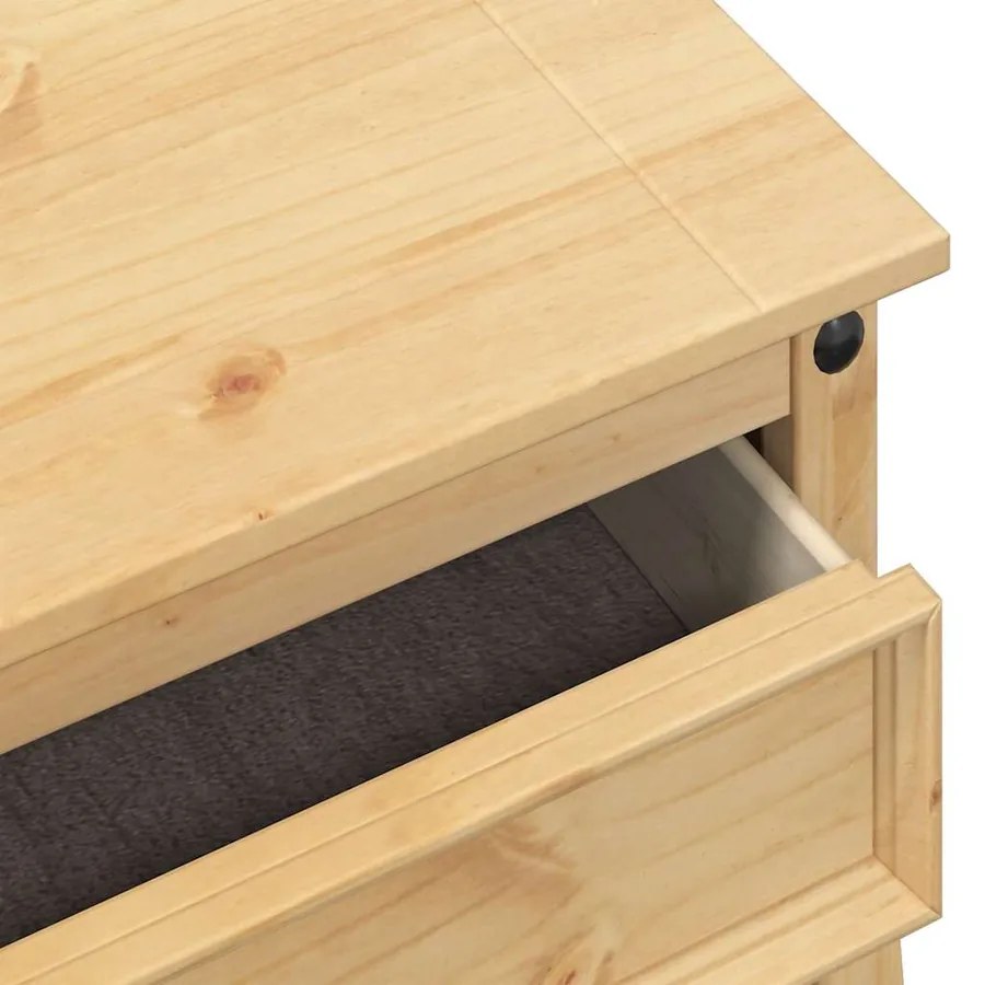 Table console Corona 73x35x73 cm bois de pin massif - 7