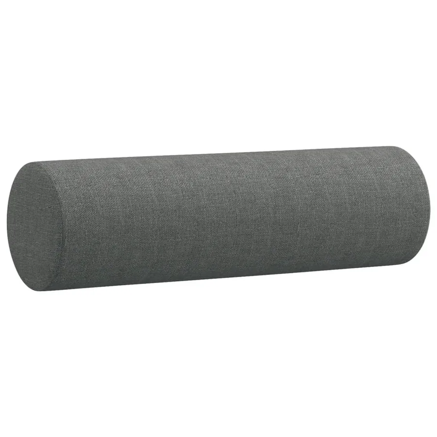 Canapé 2 places avec oreillers gris foncé 120 cm tissu - 6