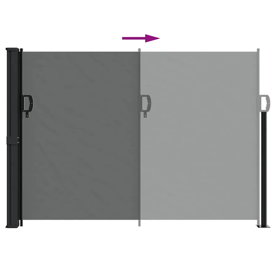 Store latéral rétractable Anthracite 140 x 300 cm - 6