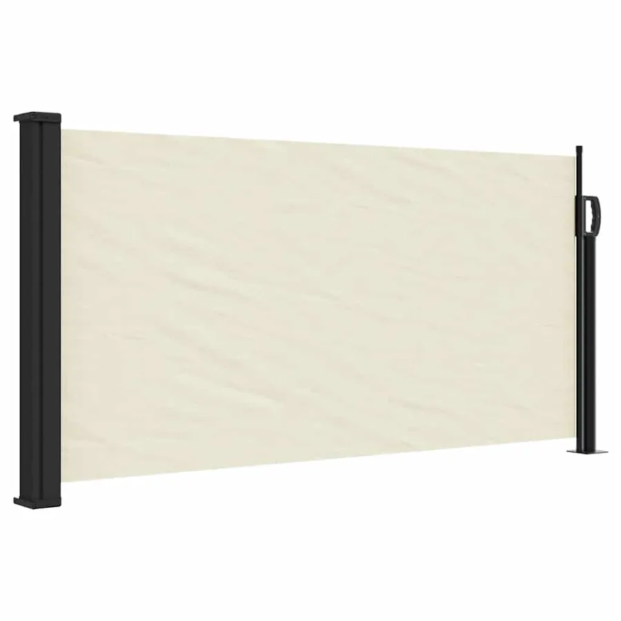 Auvent latéral rétractable crème 100x300 cm - 2