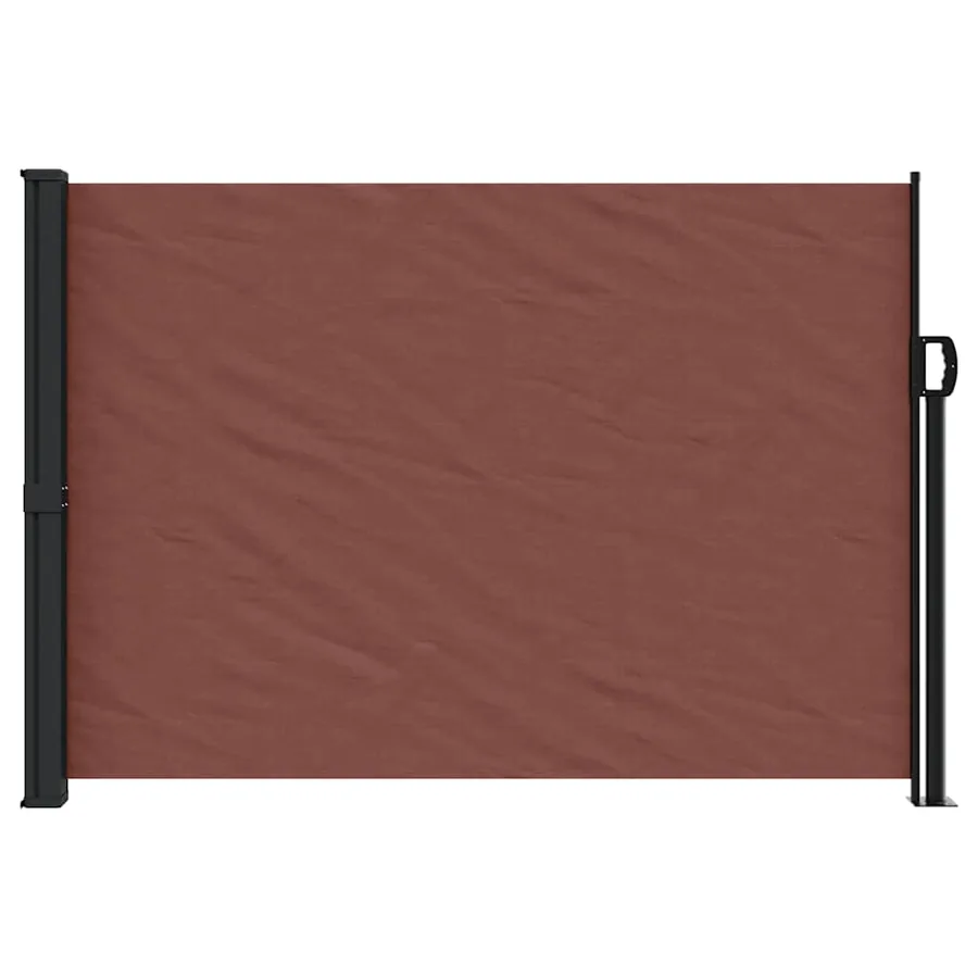 Auvent latéral rétractable marron 140x300 cm - 3