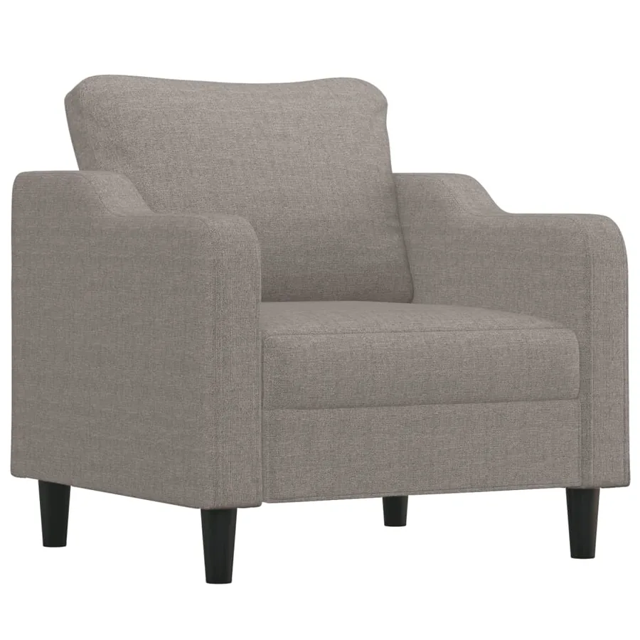 Fauteuil Taupe 60 cm Tissu - 2