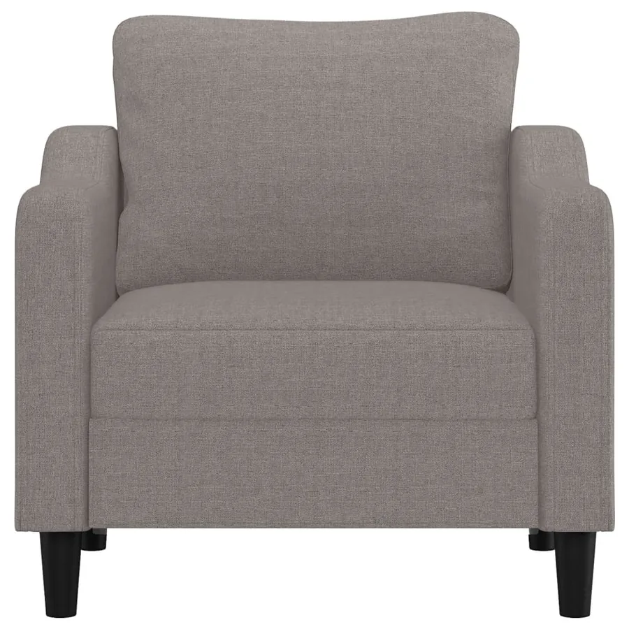 Fauteuil Taupe 60 cm Tissu - 3
