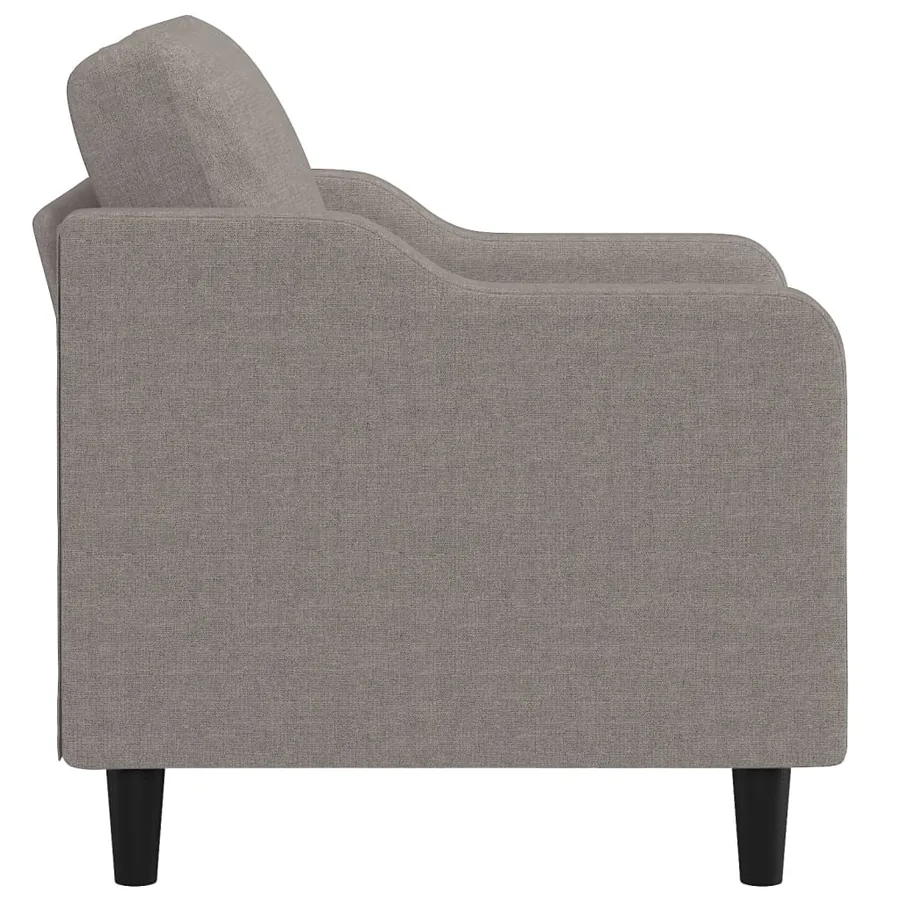Fauteuil Taupe 60 cm Tissu - 4