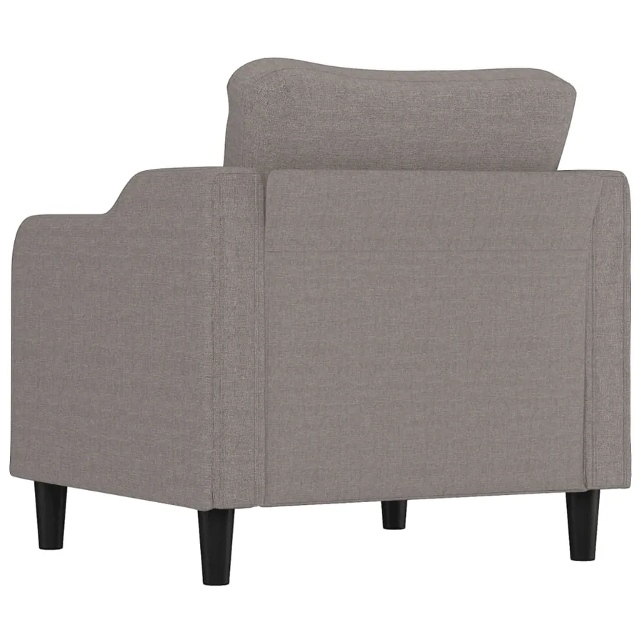 Fauteuil Taupe 60 cm Tissu - 5