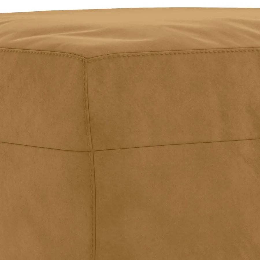 Ensemble de canapés 4 pcs marron velours - 8