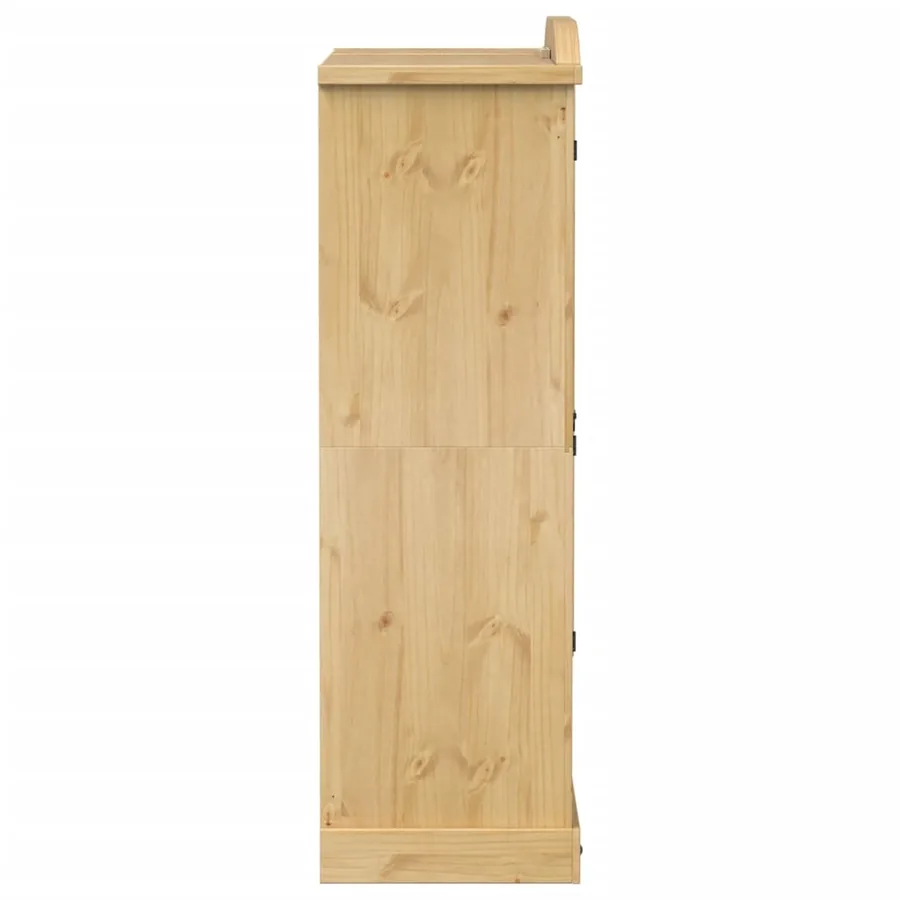 Garde-robe Corona 151,5x52x170 cm bois de pin massif - 5
