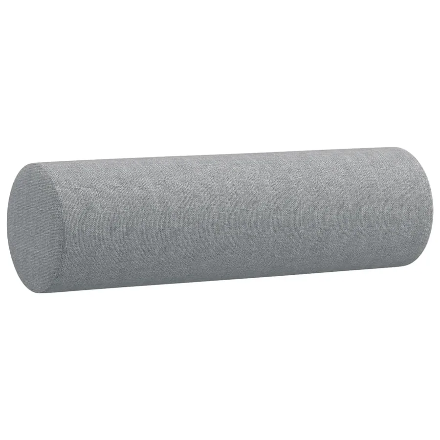 Ensemble de canapés 3 pcs coussins gris clair tissu - 8