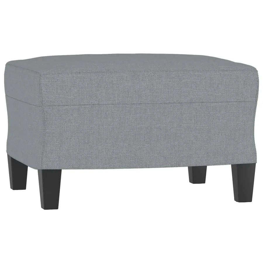 Ensemble de canapés 3 pcs avec coussins Gris clair Tissu - 5