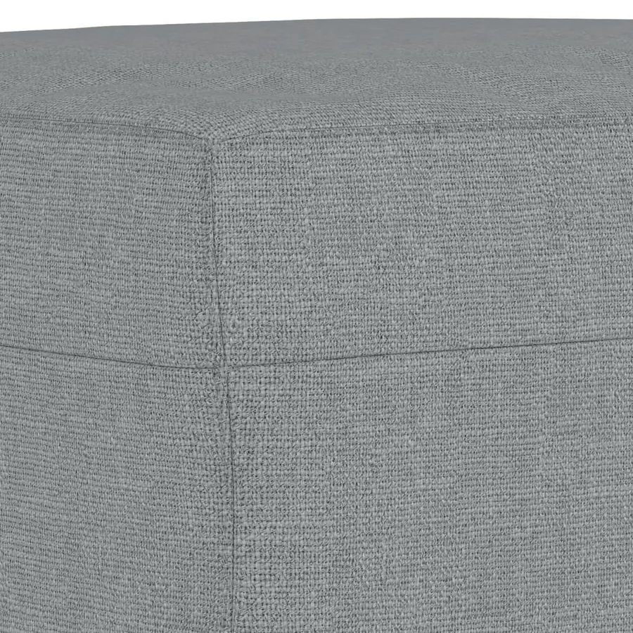 Ensemble de canapés 3 pcs avec coussins Gris clair Tissu - 6