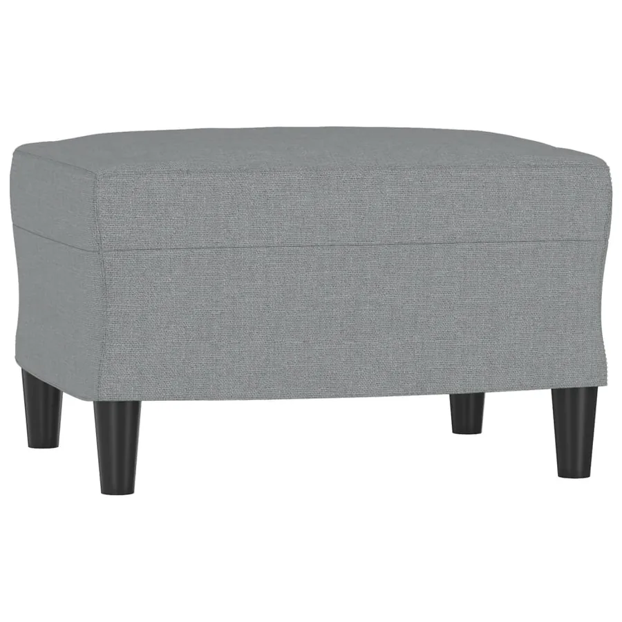 Ensemble de canapés 4 pcs avec coussins Gris clair Tissu - 6