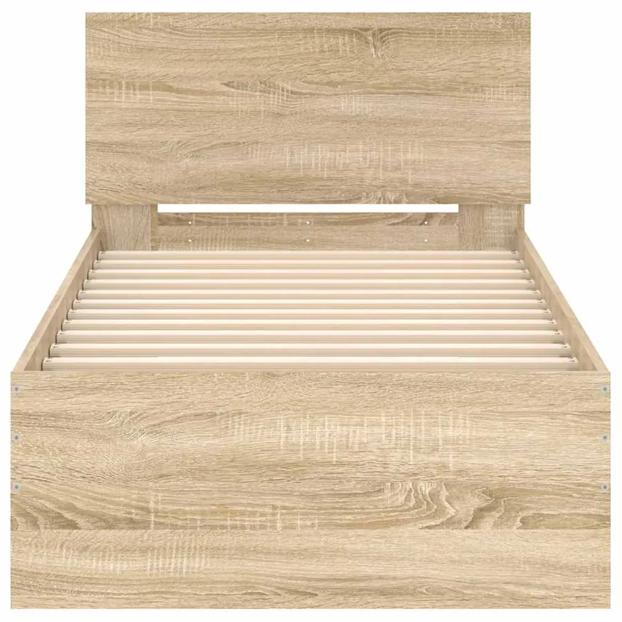 Cadre de lit sans matelas avec tête de lit 90x190 cm - 5