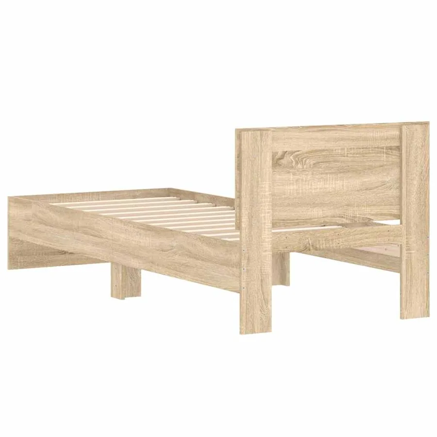 Cadre de lit sans matelas avec tête de lit 90x190 cm - 7